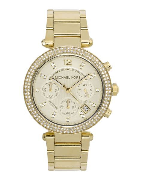 michael kors gold and blue bracelet|Michael Kors gold bracelet watch.